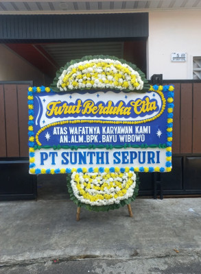 Papan Bunga Duka di Rambutan
